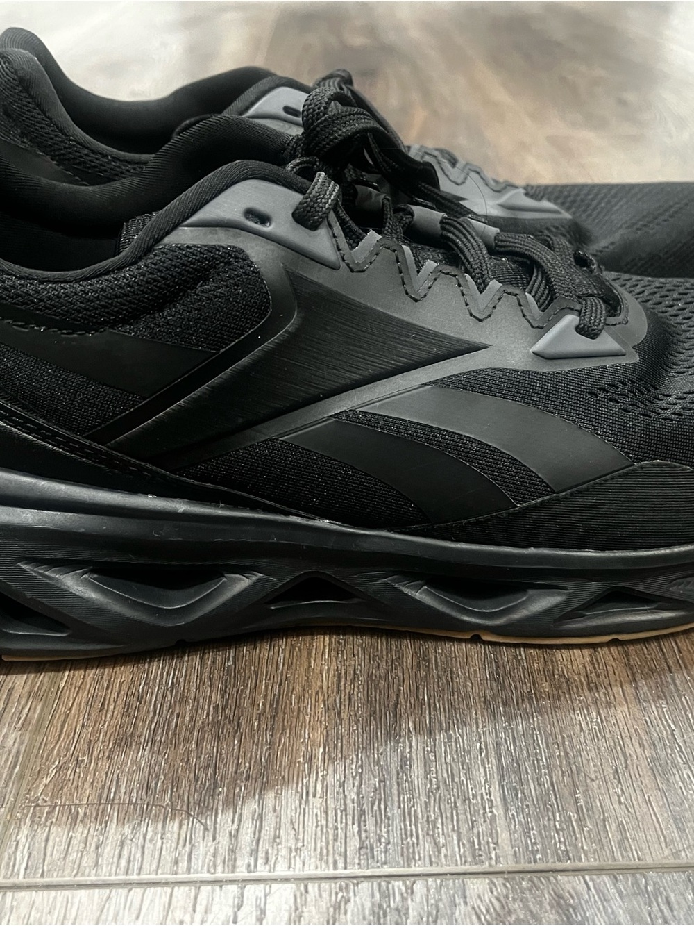 Reebok Men's All-Black Athletic Running Sneakers
